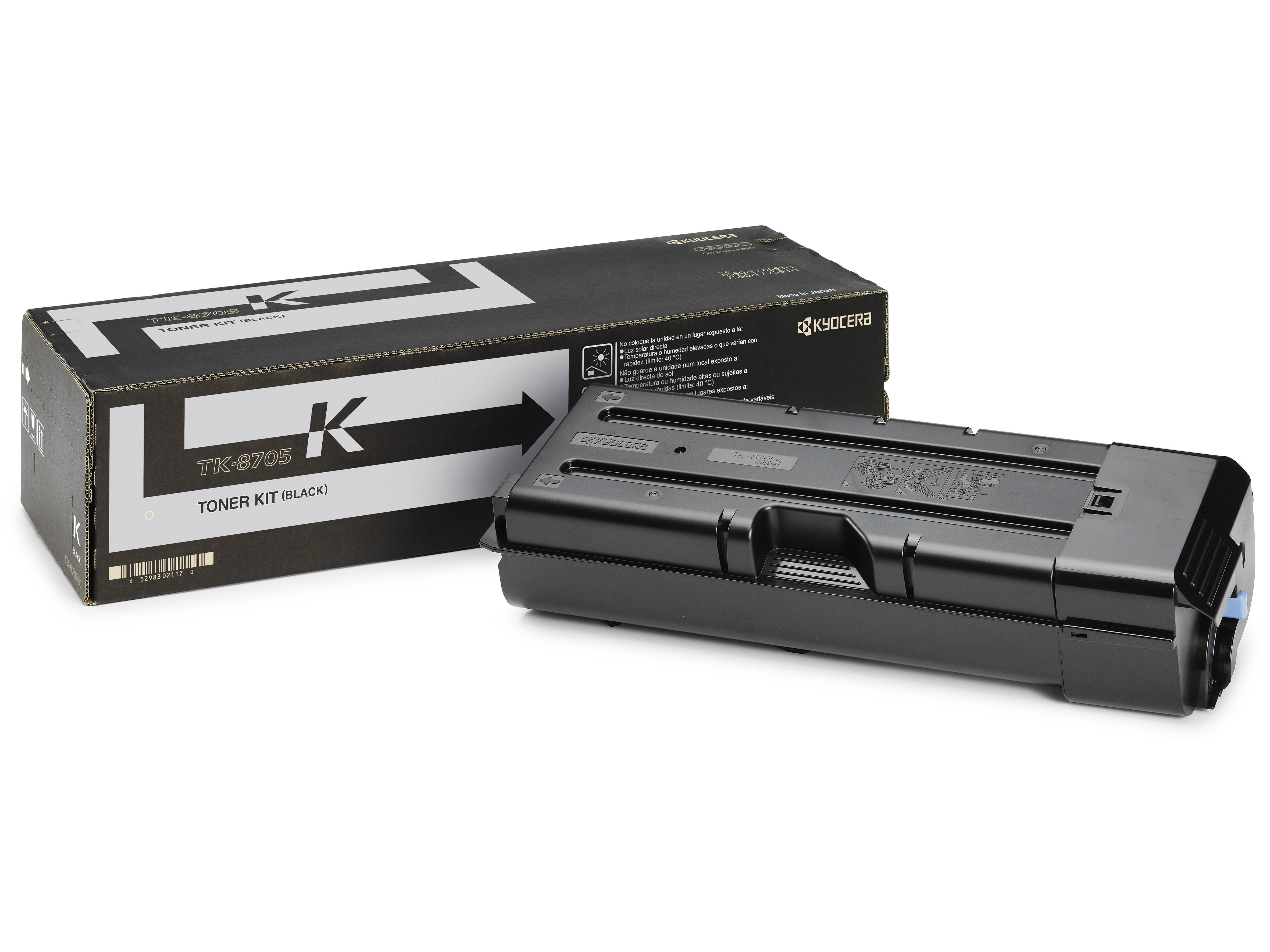 картинка Тонер-картридж TK-8705K для Kyocera TASKalfa 6550ci/7550ci  (черный, 70k) от магазина Альфакс