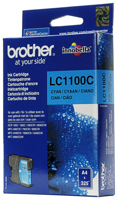 картинка Картридж LC-1100C для Brother DCP-385C/MFC-250C/MFC-990CW/DCP-6690CW (голубой, 325 стр.)  от магазина Альфакс