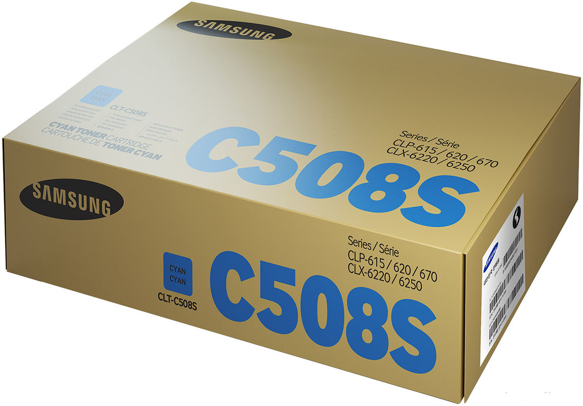 картинка Картридж CLT-C508S/SU067A для Samsung CLP-620/670/CLX-6220/6250 (голубой, 2k) от магазина Альфакс