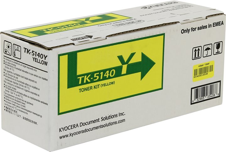 картинка Тонер-картридж TK-5140Y для Kyocera ECOSYS P6130/M6030/6530 (желтый, 5k) от магазина Альфакс