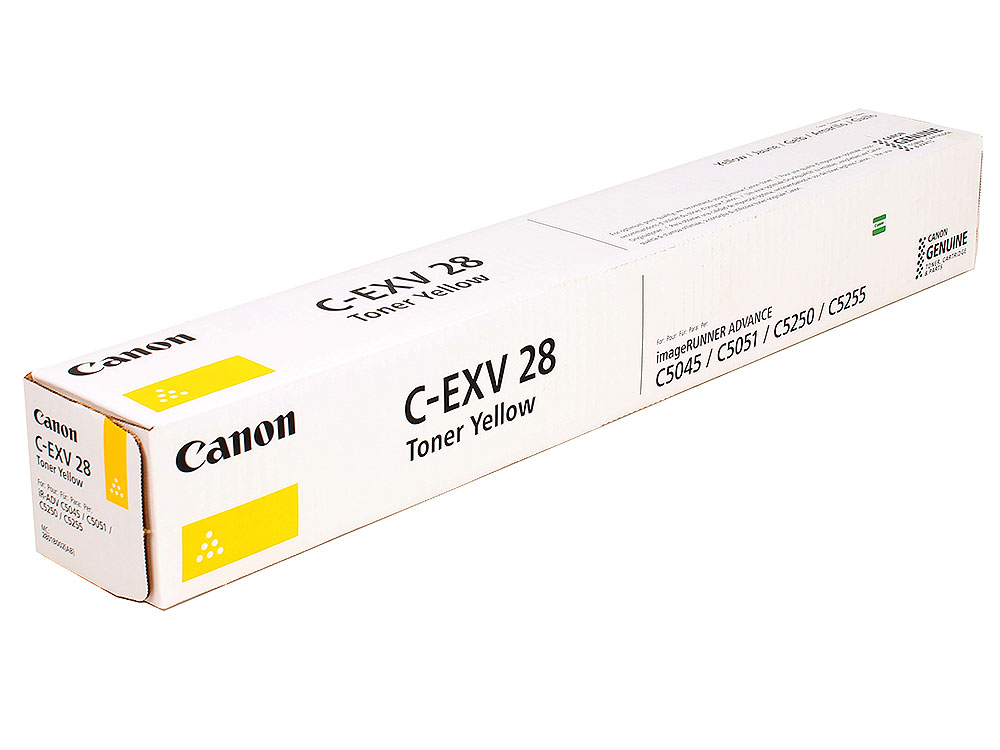 картинка Тонер-картридж C-EXV28 Y (2801B002) для Canon iR Advance  C5045/5051 (желтый, 38k) от магазина Альфакс