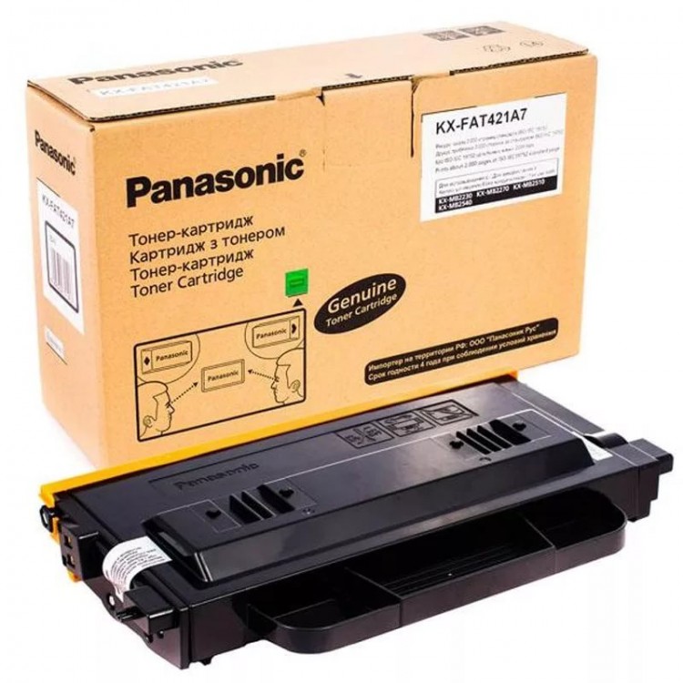 картинка Тонер-картридж KX-FAT421A7 для Panasonic KX-MB2230/2270/2510/2540/2571 (черный, 2k) от магазина Альфакс