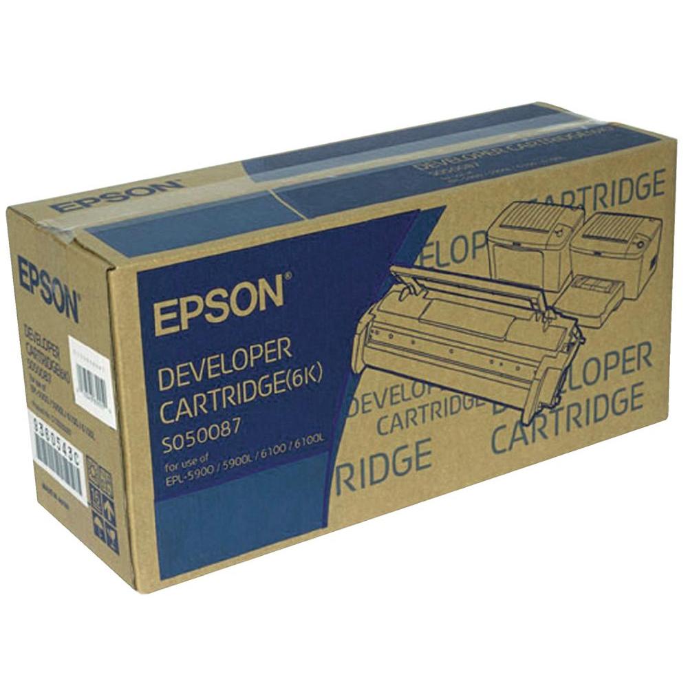 картинка Картридж S050087 для Epson EPL-5900/6100 (черный, 6k) от магазина Альфакс