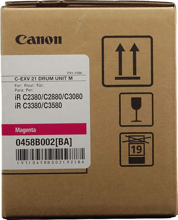 картинка Драм-картридж C-EXV21 M (0458B002) для Canon IRC 2880/3380/3880 (пурпурный, 53k) - ПОВР.КОР. от магазина Альфакс