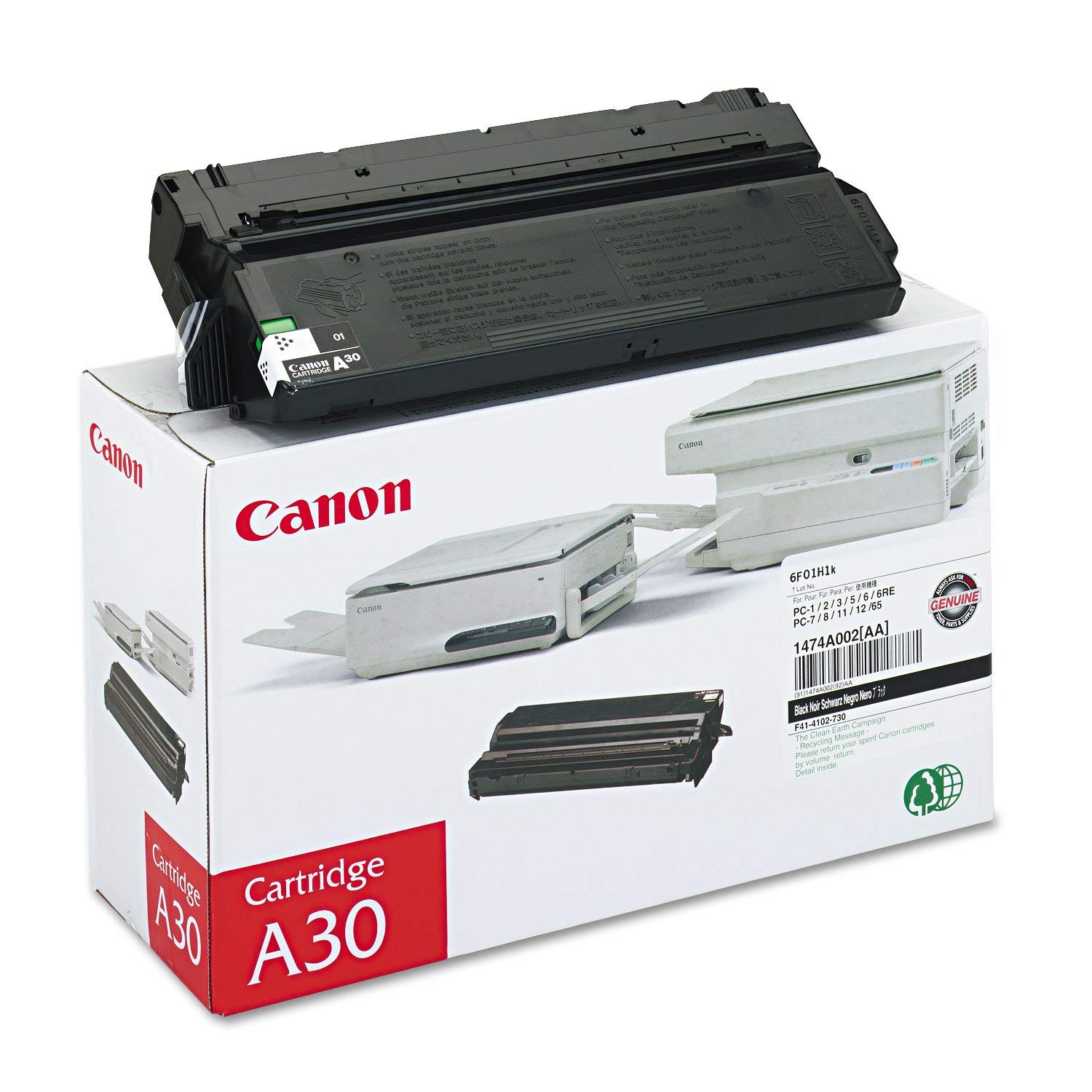 картинка Картридж A-30 (1474A003) для Canon FC-1/200/PC800 (черный, 3k) от магазина Альфакс