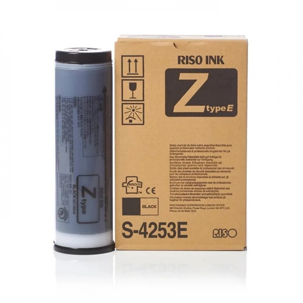 картинка Краска S-4253E для RISO RZ/EZ 370/300/230/200 Black (1000мл)  от магазина Альфакс