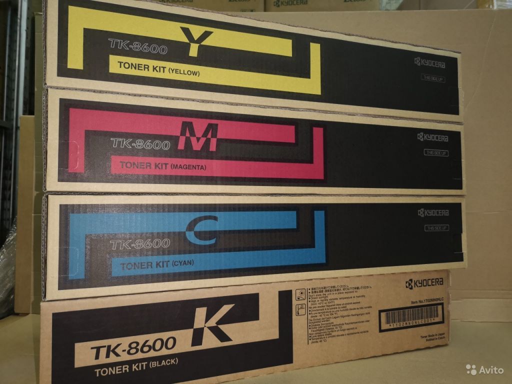 картинка Тонер-картридж TK-8600Y для Kyocera FS-C8600DN/C8650DN (желтый, 20k) от магазина Альфакс