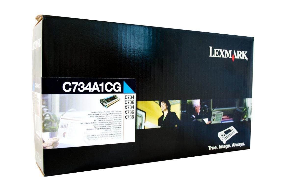 картинка Картридж C734A1CG для Lexmark C73x/X73x (голубой, 6k) от магазина Альфакс