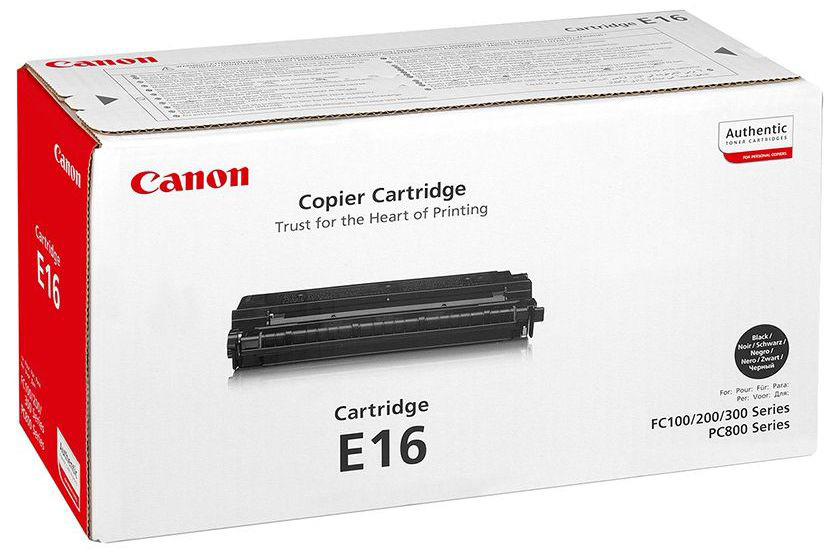 картинка Картридж E16 (1492A003) для Canon FC-108/128/208/228/PC-760/860 (черный, 2k) от магазина Альфакс
