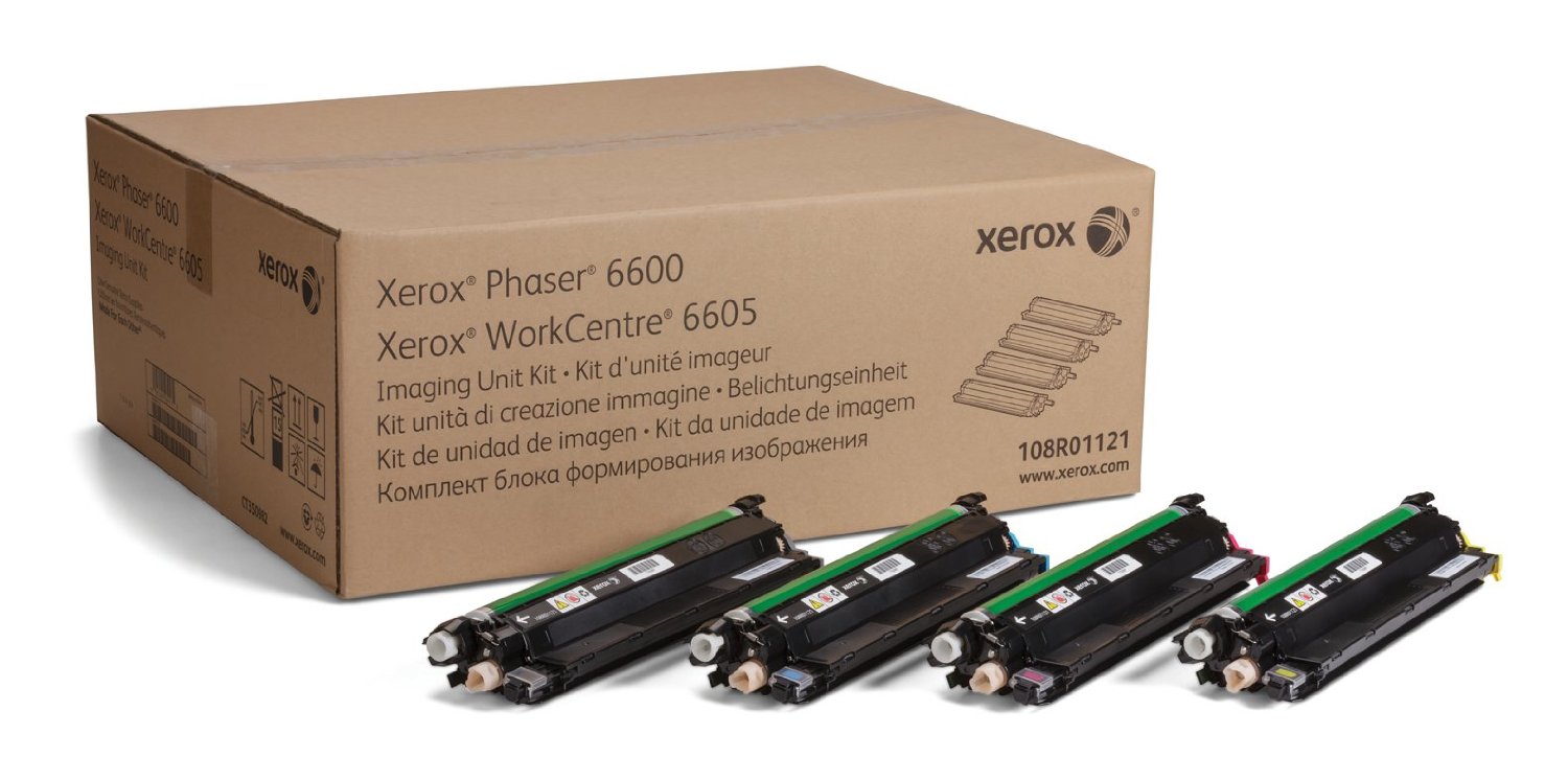 картинка Комплект блоков формирования изображения 108R01121 для Xerox Phaser 6600/WC6605/6655/VL C400/C405 (4*15k), цветной  от магазина Альфакс