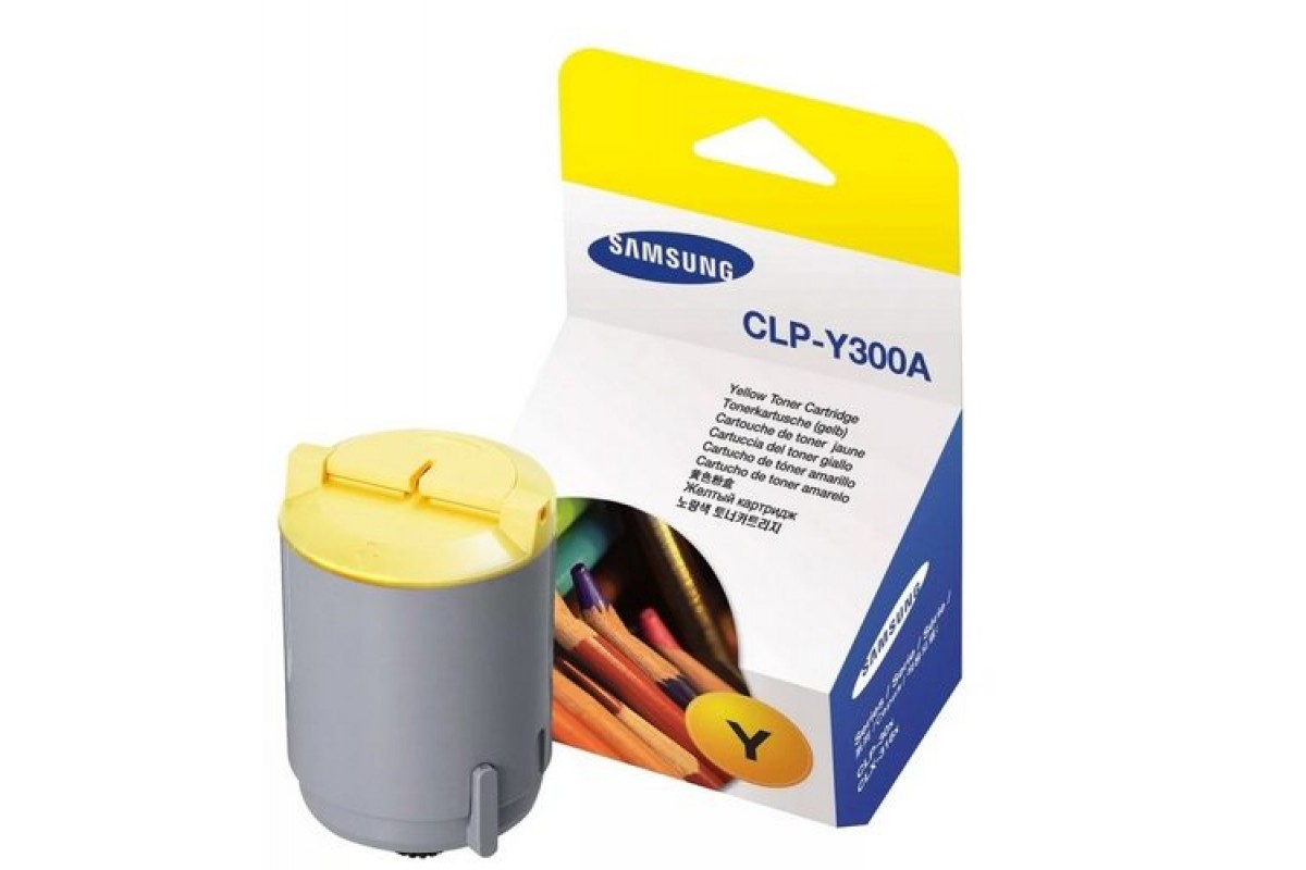 картинка Картридж CLP-Y300A для Samsung CLP-300/CLX-3160 (желтый, 1k) от магазина Альфакс