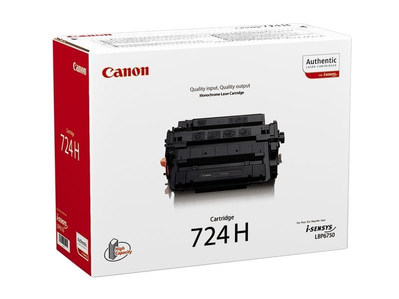 картинка Картридж 724 H (3482B002) для Canon LBP6750DN (черный, 12.5k) от магазина Альфакс
