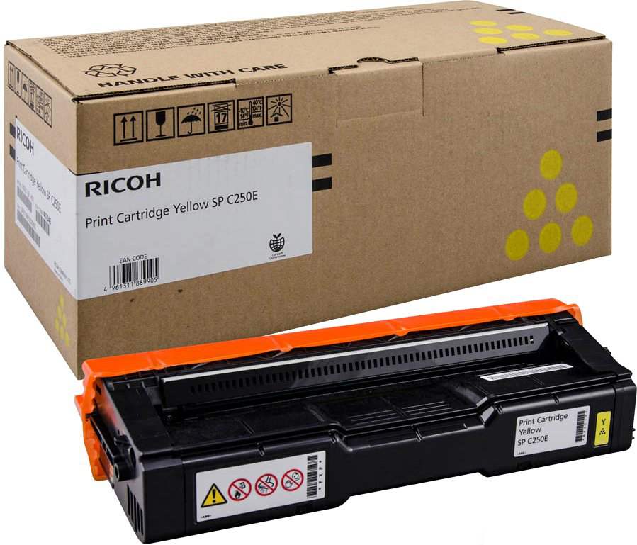 картинка Тонер-картридж 407546 для Ricoh SP C250DN/C250SF, SP C250E (желтый, 1,6k) от магазина Альфакс