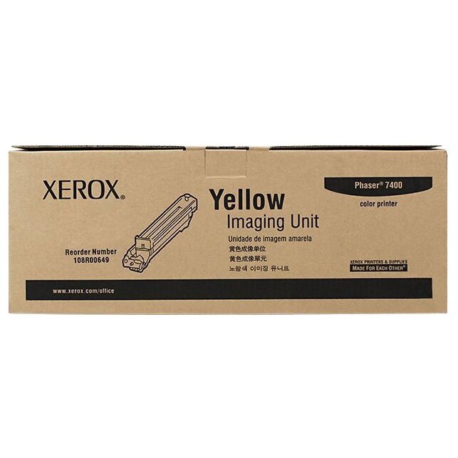 картинка Картридж 108R00649 для Xerox Phaser 7400 (желтый фотобарабан, 30k) от магазина Альфакс