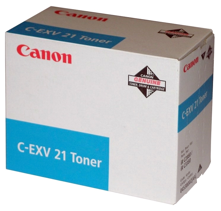 картинка Тонер-картридж C-EXV21 C (0453B002) для Canon iRC 2880/3380/3880 (голубой, 14k) от магазина Альфакс