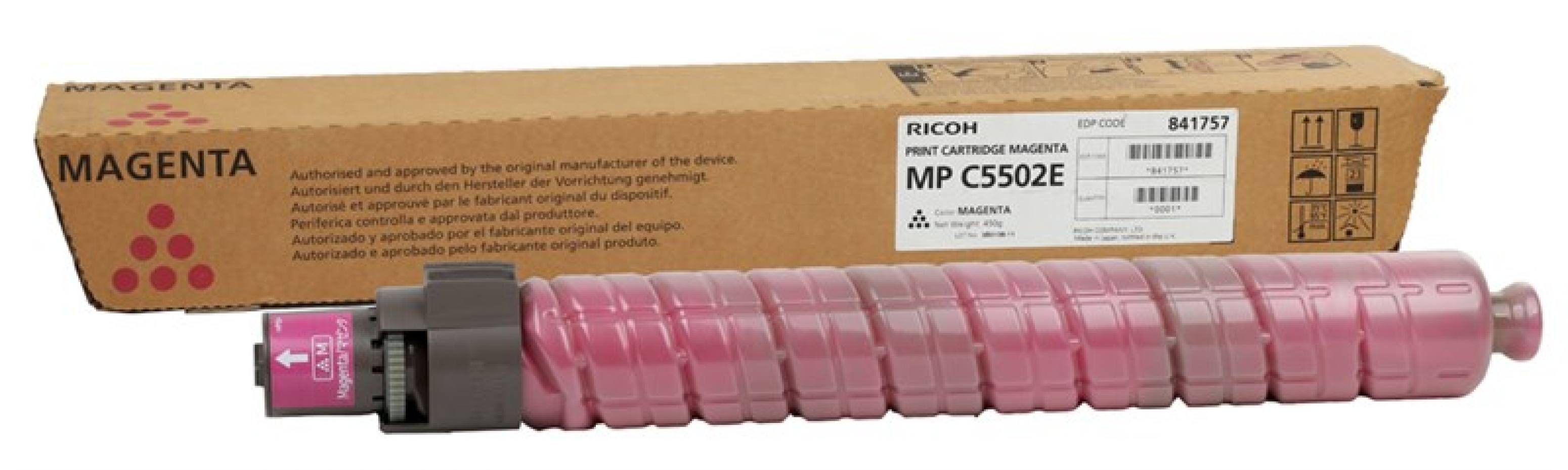 картинка Тонер-картридж 841757/842022 для Ricoh Aficio MP C4502/C5502, MP C5502E (пурпурный, 22,5k) от магазина Альфакс